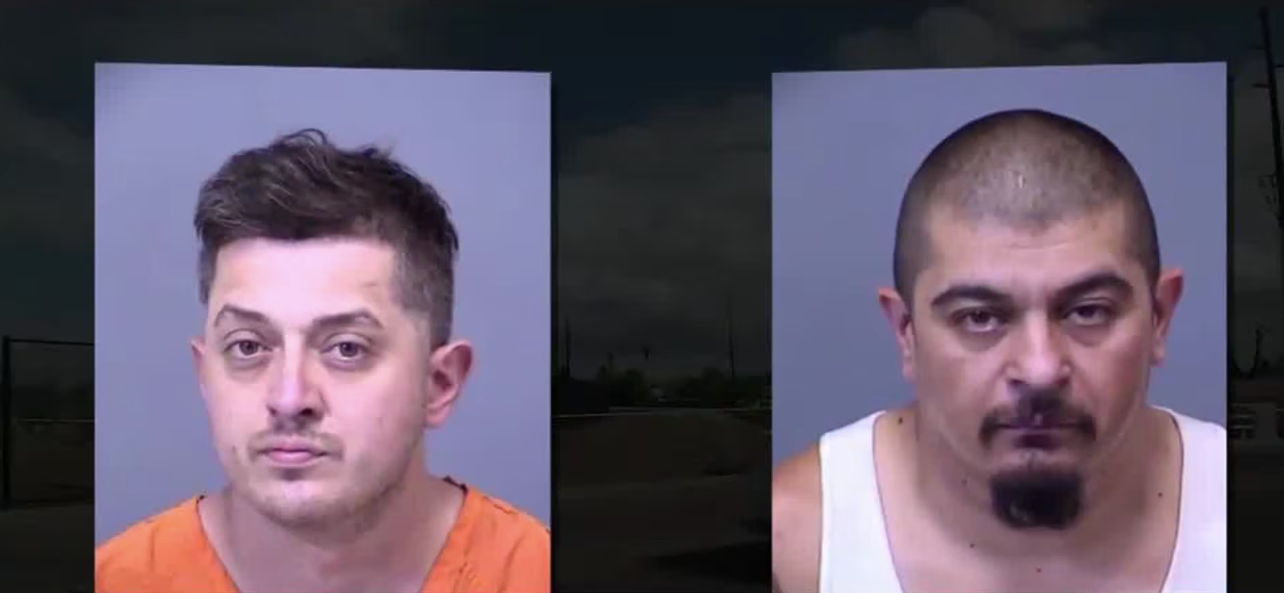 Mugshots of Roberto Lomeli (left) and his brother Jose